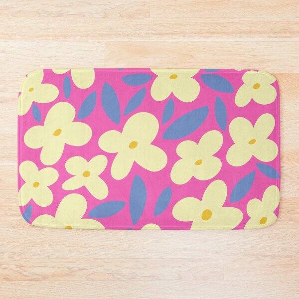 Item preview, June Bloom - hot pink light yellow blue designed and sold by Home with Lola.
