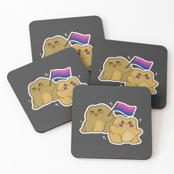 Item preview, LGBT Pride month frog bi flag designed and sold by kirioart.