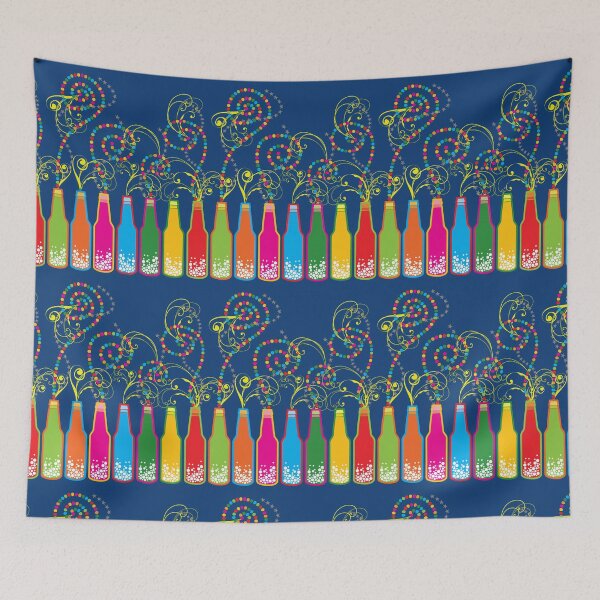 Item preview, Colorful Bottles Bubbly Celebration II designed and sold by fatfatin.
