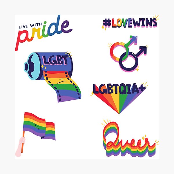 Item preview, Pride month - live with pride designed and sold by AnnaAndVibes.