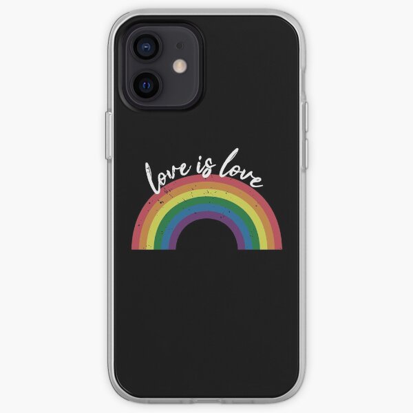 Love is love LGBTQ gay pride iPhone Soft Case