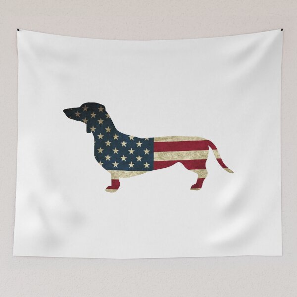 Item preview, American Flag Dachshund Dog designed and sold by Adel Qasem.