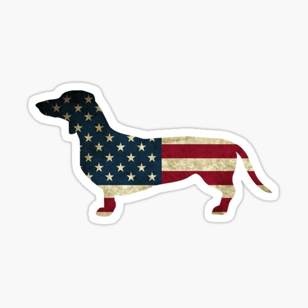 Item preview, American Flag Dachshund Dog designed and sold by Adel Qasem.