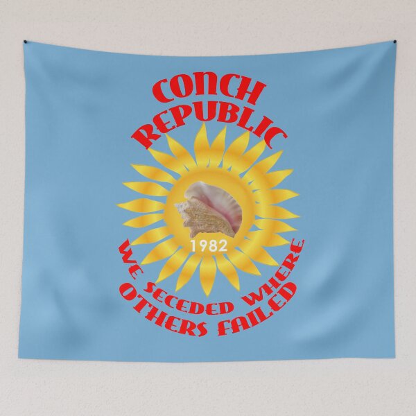 Item preview, Conch Republic We Seceded Where Others Failed Est. 1982 Blue designed and sold by KeysTreasures.