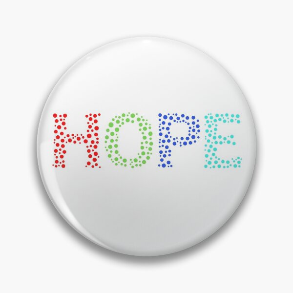 Item preview, Hope colored dotted text design designed and sold by seelya83.