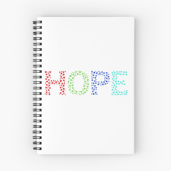 Item preview, Hope colored dotted text design designed and sold by seelya83.