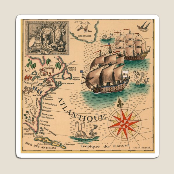 Atlantique Sud Magnet