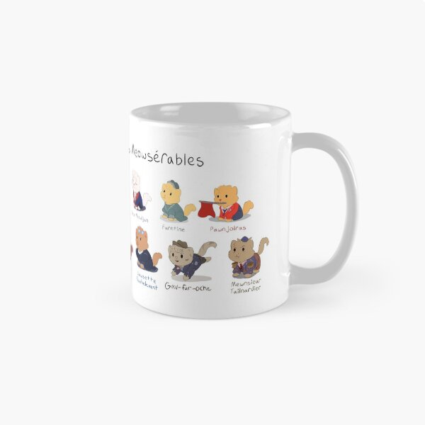 Item preview, Cute Les Miserables Cat Pun (Les Meowserables) designed and sold by MellowArtStuff.