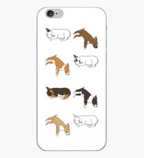 Lazy Bull Terrier - White iPhone Case