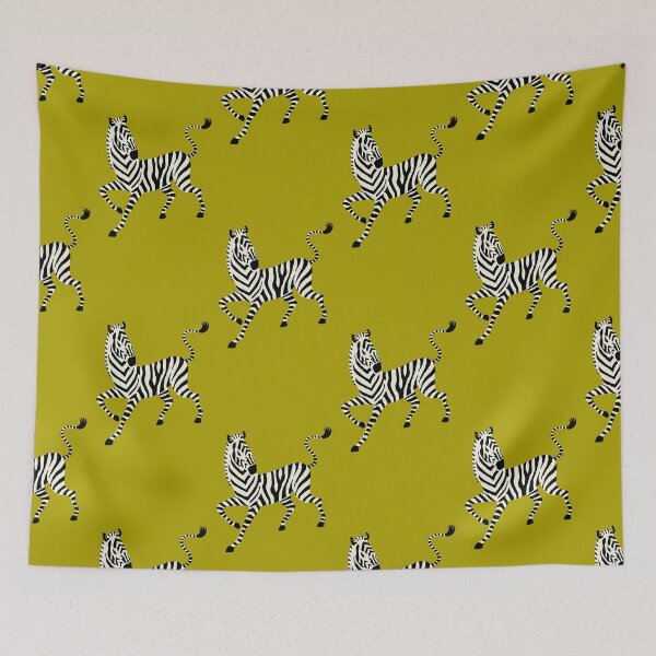 Item preview, Zebra chartreuse BW  designed and sold by hollyce jeffriess.