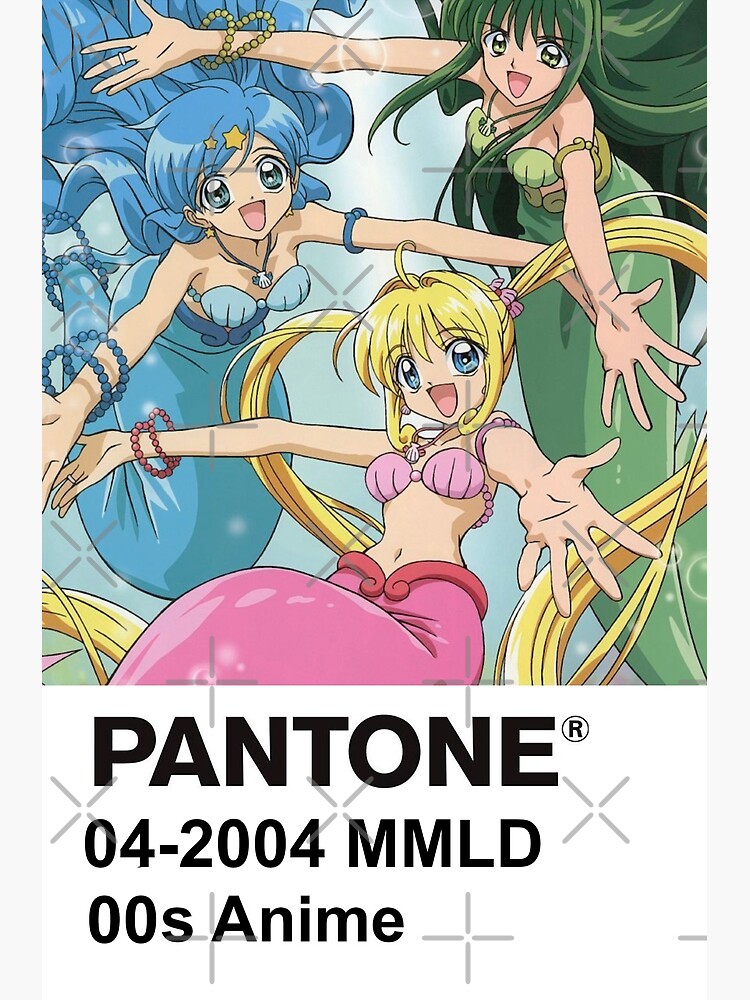 PANTONE 00s Anime - Mermaid Melody Poster for Sale by PeachPantone