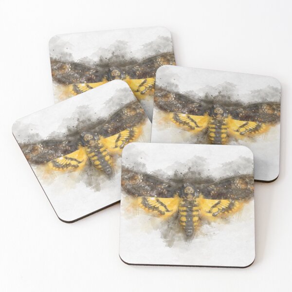 Item preview, Moth Watercolour Landscape Print designed and sold by watercolourgirl.