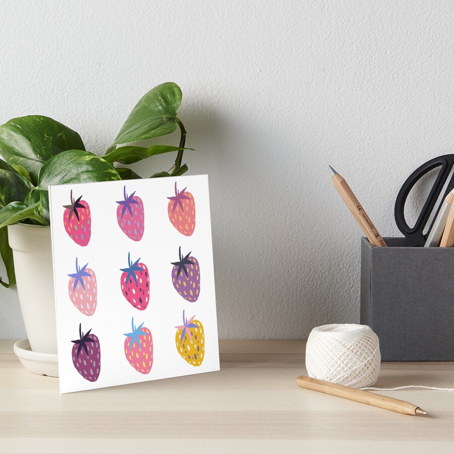 &ldquo;Subtle Strawberries - Pride Flags&rdquo; Art Board Print by LittleWarbler