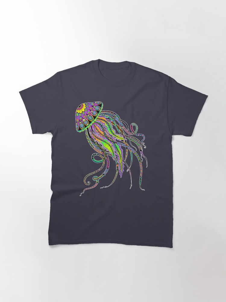 Alternate view of Electric Jellyfish Classic T-Shirt