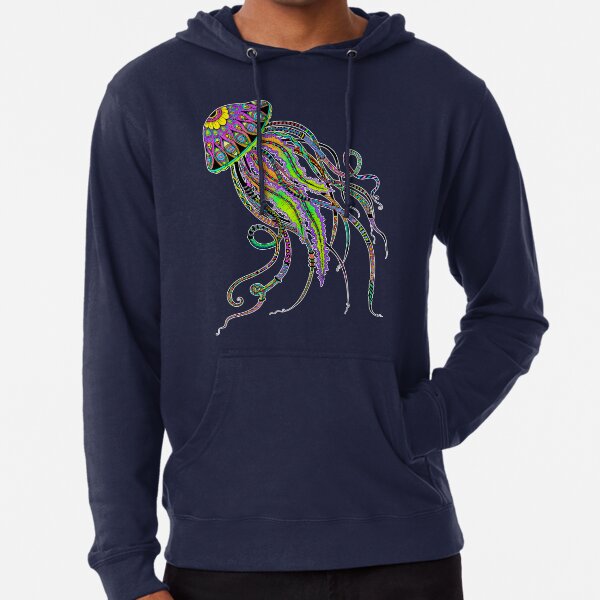 Electric Jellyfish Lightweight Hoodie