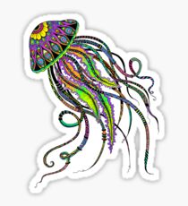 Electric Jellyfish Sticker