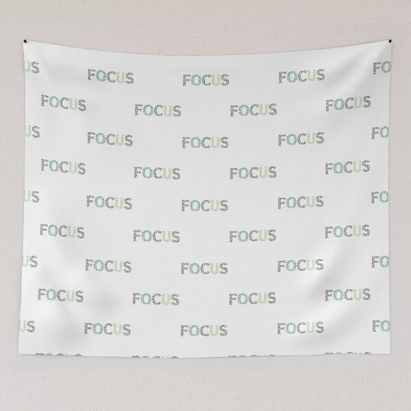 Item preview, Focus colored dotted text design designed and sold by seelya83.