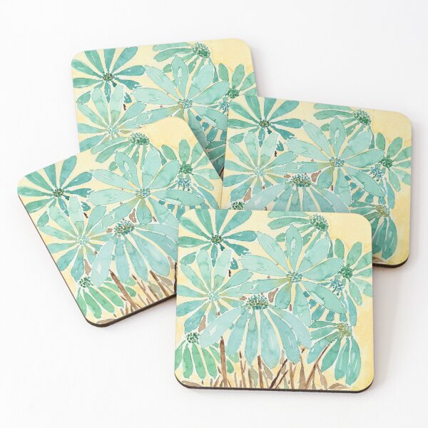 Item preview, Sea Foam and Bottle Glass Greens designed and sold by DaisyGirlDesign.
