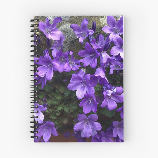 Item preview, Siberian Bellflower on Garden Wall designed and sold by Violaman.