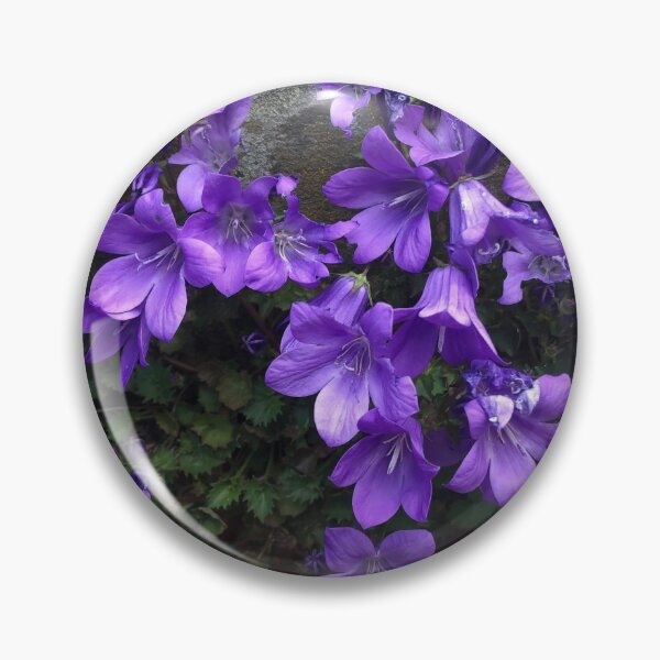 Item preview, Siberian Bellflower on Garden Wall designed and sold by Violaman.