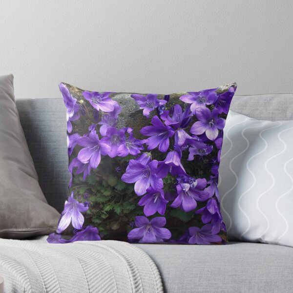 Item preview, Siberian Bellflower on Garden Wall designed and sold by Violaman.