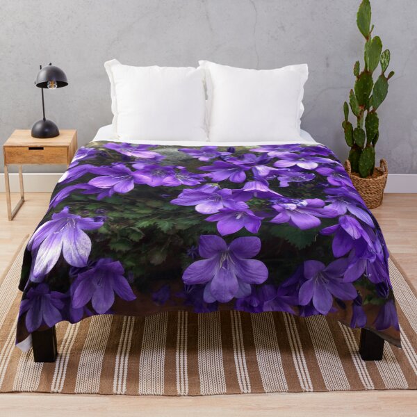 Item preview, Siberian Bellflower on Garden Wall designed and sold by Violaman.