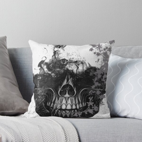Item preview, Gray skull designed and sold by LIFEstudio.