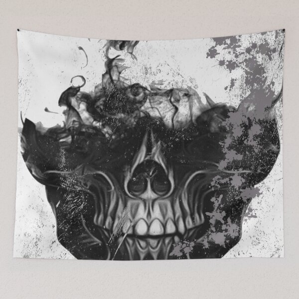 Item preview, Gray skull designed and sold by LIFEstudio.