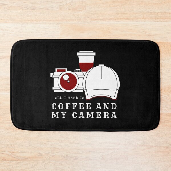 Item preview, All i Need is Coffee And My Camera T shirt designed and sold by Martimad.