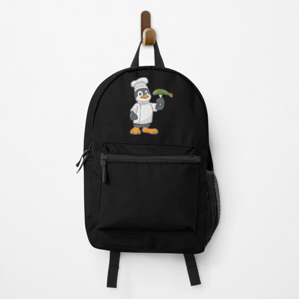 Item preview, Penguin as Cook with Fish & Cooking apron designed and sold by Snabdesign84.