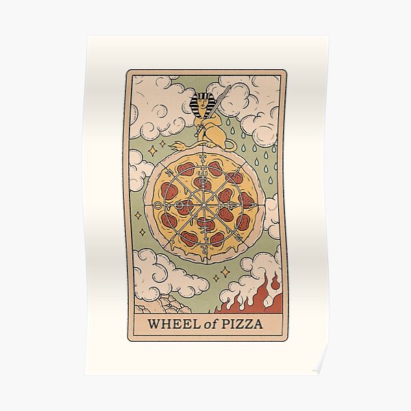 Wheel of Pizza Poster