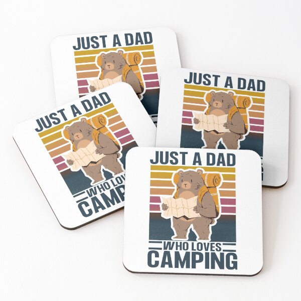 Item preview, Just a Dad who love Camping designed and sold by Mixture-DESIGN.