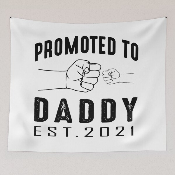 Item preview, Promoted To Daddy Est.2021 | First Time Daddy | New Father  designed and sold by cartyourchoice.
