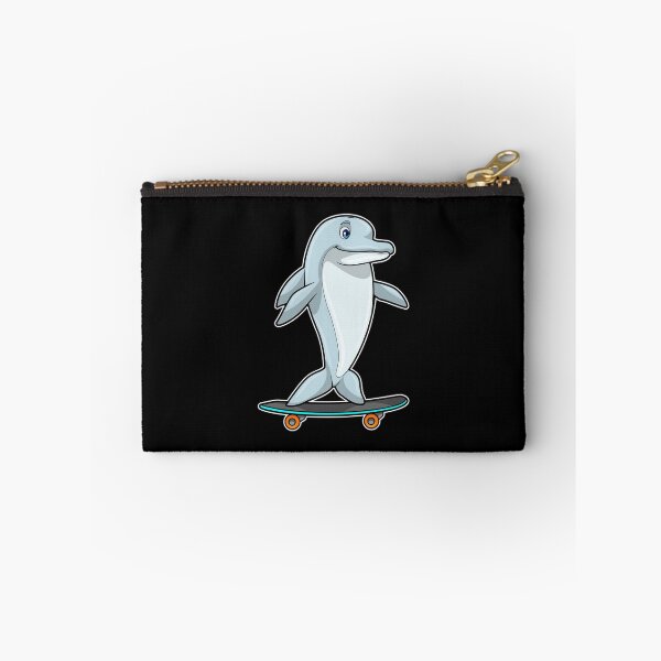 Artikelvorschau, Delfin als Skater mit Skateboard entworfen und verkauft von Snabdesign84.