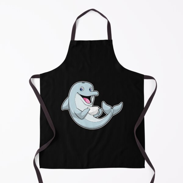 Item preview, Dolphin with Cup of Coffee designed and sold by Snabdesign84.