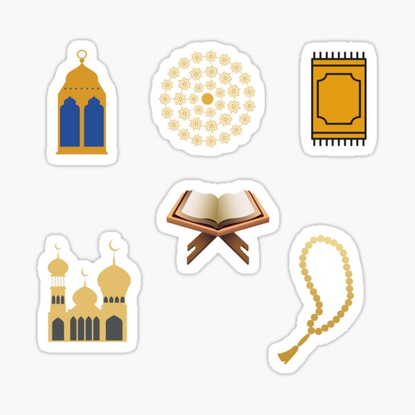 Item preview, Ramadan Sticker Pack Gold  designed and sold by KayahD.