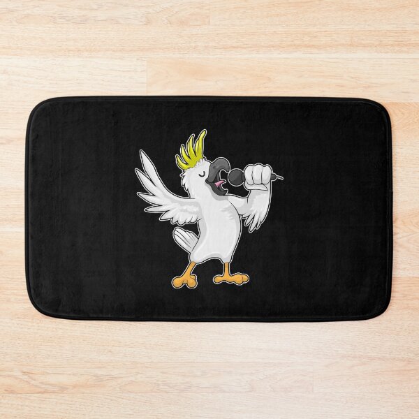 Item preview, Parrot as Singer with Microphone designed and sold by Snabdesign84.