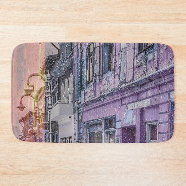 Item preview, purple old cofee shop with a nice view designed and sold by Mariocii.