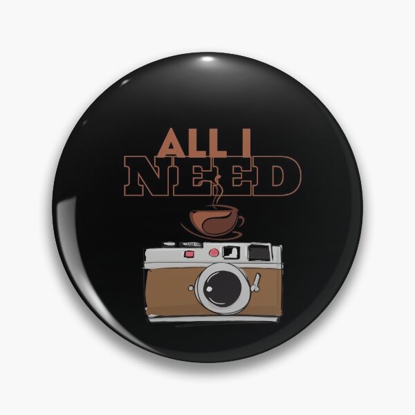 Item preview, All i Need is Coffee And My Camera T shirt designed and sold by Martimad.