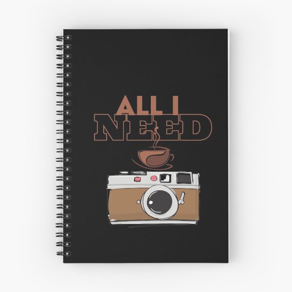 Item preview, All i Need is Coffee And My Camera T shirt designed and sold by Martimad.