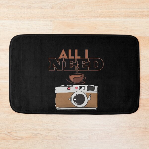 Item preview, All i Need is Coffee And My Camera T shirt designed and sold by Martimad.