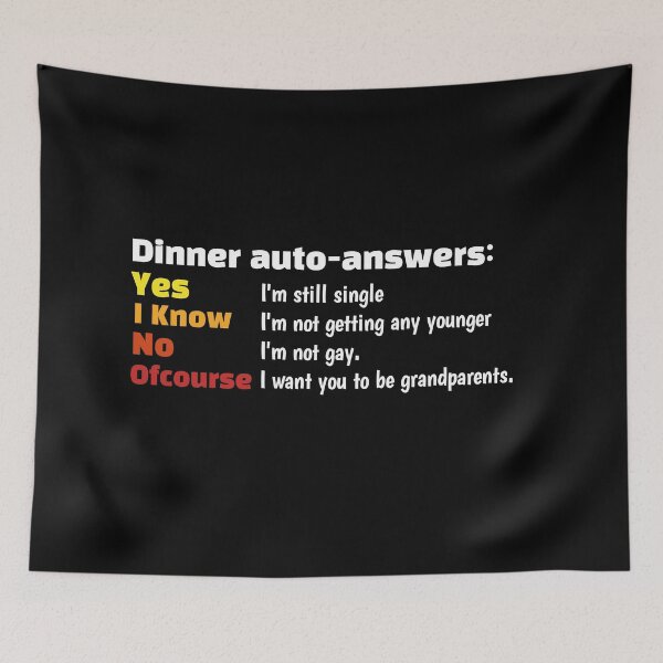 Item preview, Dinner auto answers designed and sold by HorizonDesignz.