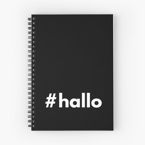 Artikelvorschau, Hashtag hallo - Deutsch hallo entworfen und verkauft von HashtagZone.