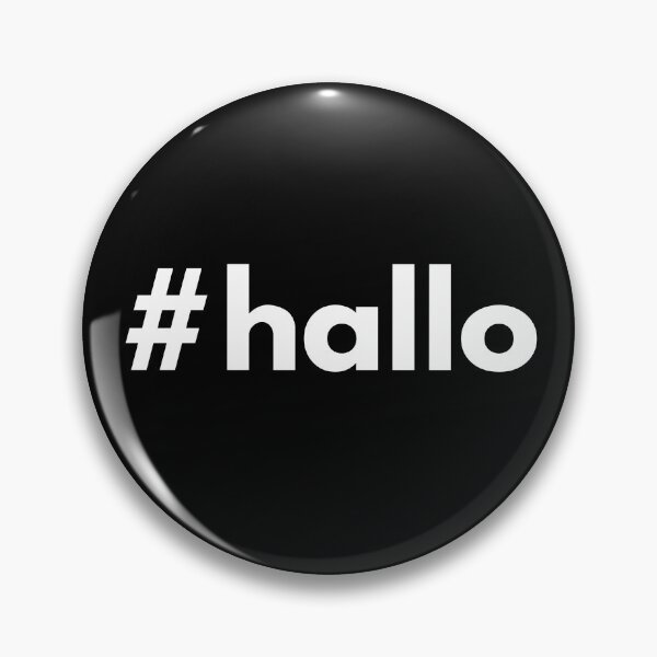 Artikelvorschau, Hashtag hallo - Deutsch hallo entworfen und verkauft von HashtagZone.