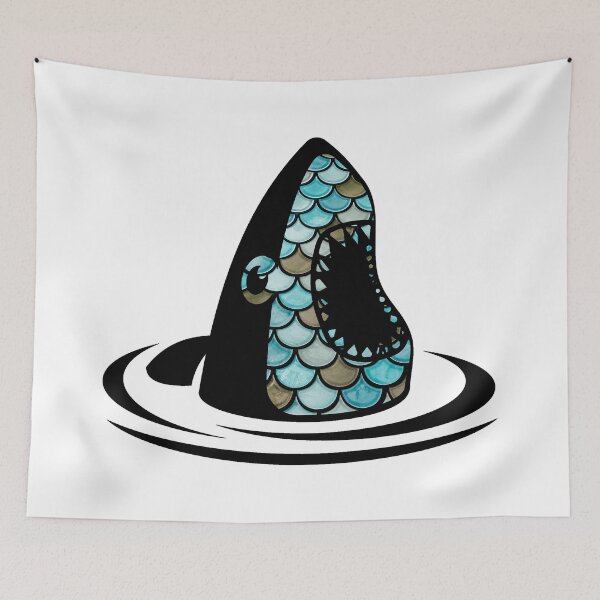 Item preview, Scaled Mosaic Shark designed and sold by BuzzySpaceBee.