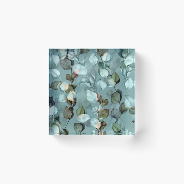 Item preview, Eucalyptus Branches Leave Watercolour designed and sold by Caroodoo.