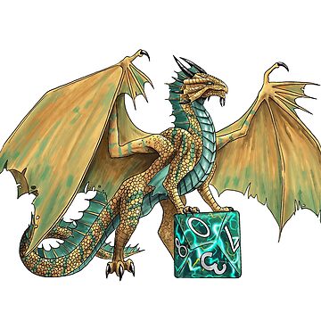 D&D Ancient Brass Dragon Sticker for Sale by elgraphinx