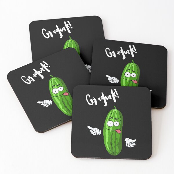 Item preview, (Design is in Danish) Gå agurk! (Get crazy!) designed and sold by Cosmic-Ferret.