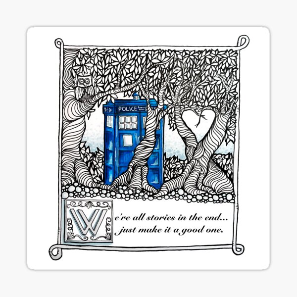Item preview, We're all stories in the end...  designed and sold by selandriansart.