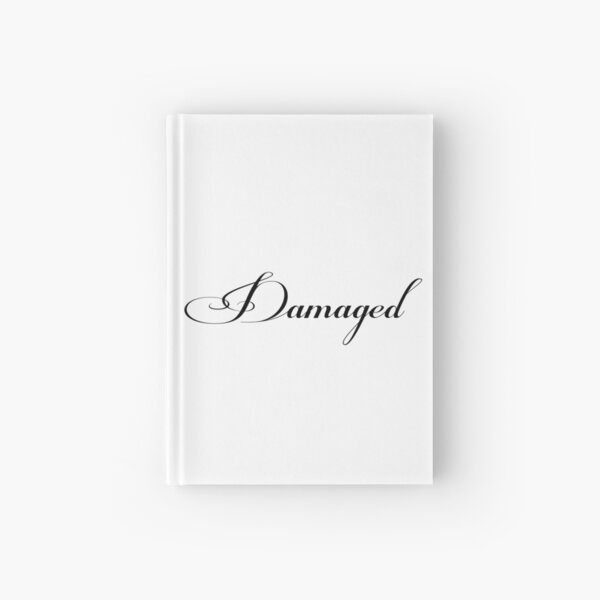 DAMAGED - white vrs. Hardcover Journal